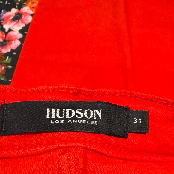 Hudson Jeans Red Women's Jeans - Picture 3 of 8